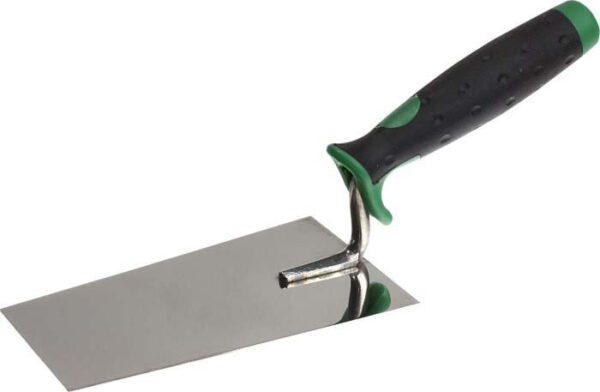 1005.jpg STALCO Kelňa murárska lichobežníková - 140 mm ; nerezová oceľ