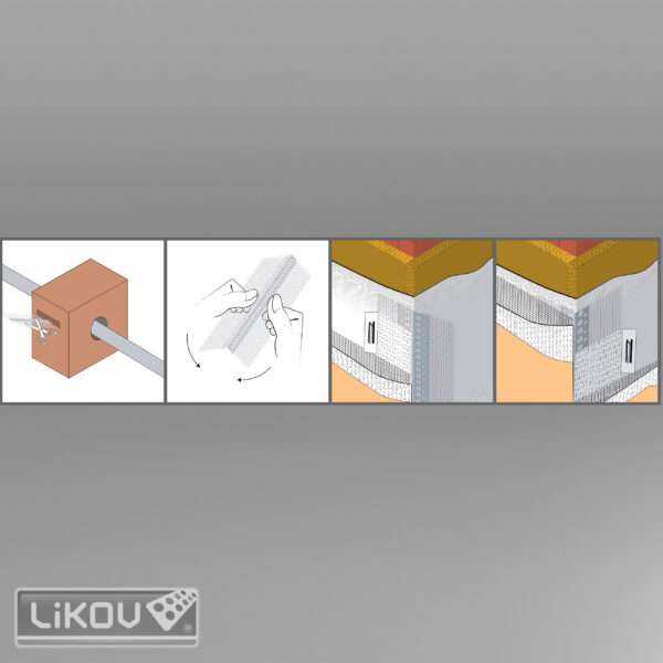 LK-BOX PVC rohovník vo zvitku