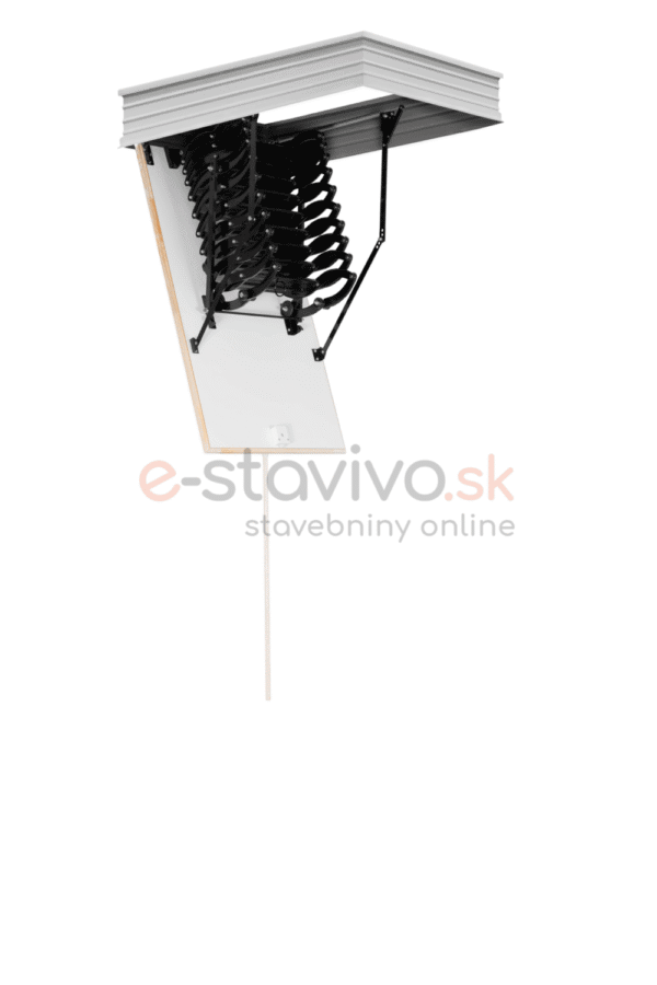 Podkrovné schody OMAN FLEX TERMO METAL BOX 90X60 H290 FSC TSS30149