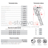 Podkrovné schody OMAN LONG TERMO PS 120X60 H330 FSC TSS30231