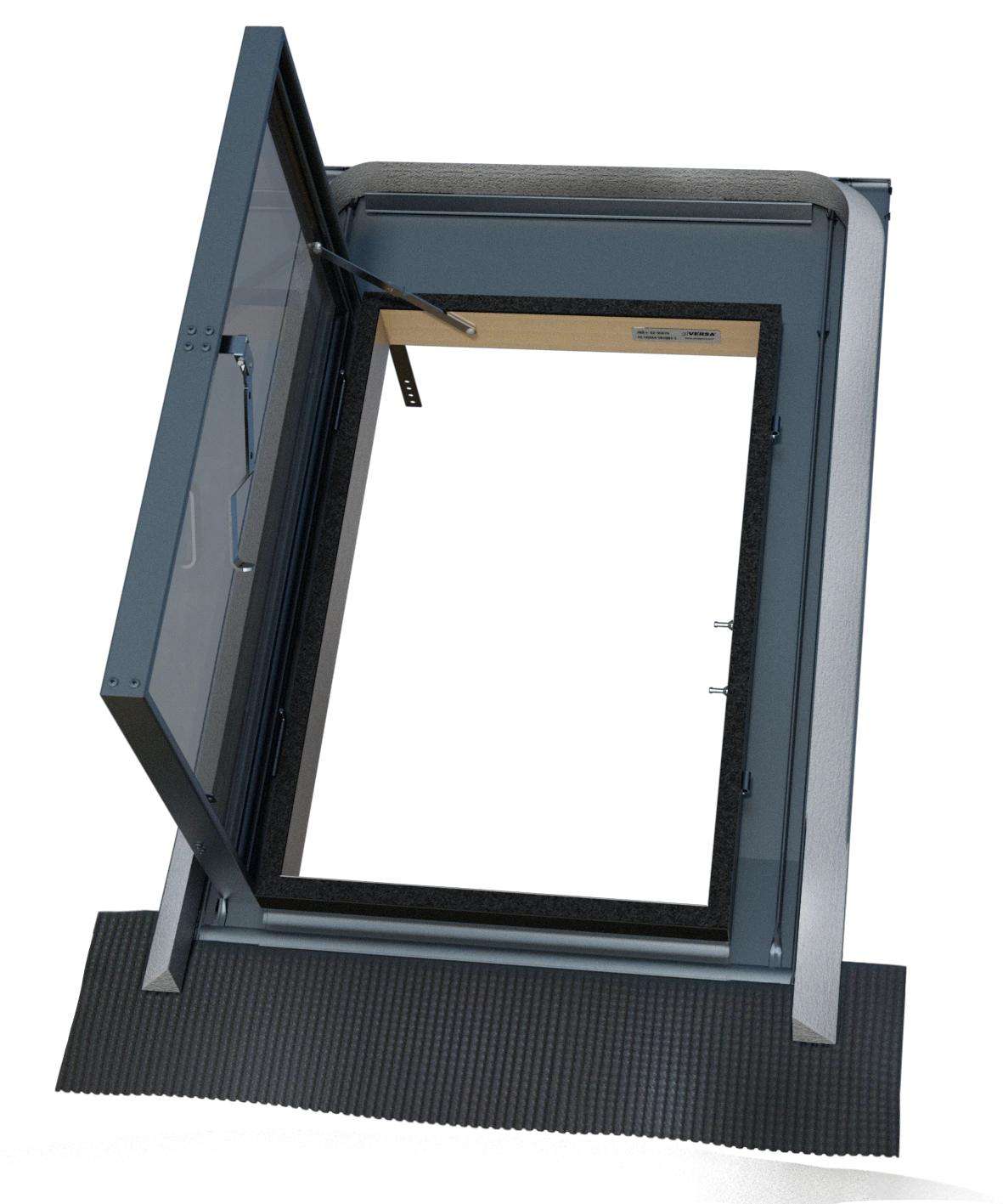 Strešný výlez univ. otv. L/P drevený 2sklo WVD V4 47x73 integr. Lemovanie EPDM