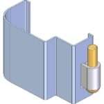 Oceľová zárubňa oblá CGU